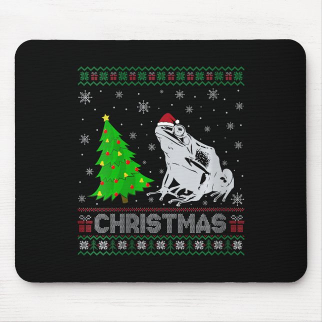 Mousepad Mulher Venenosa Sapo Dart Xmas Tree Iluminação Fei (Frente)