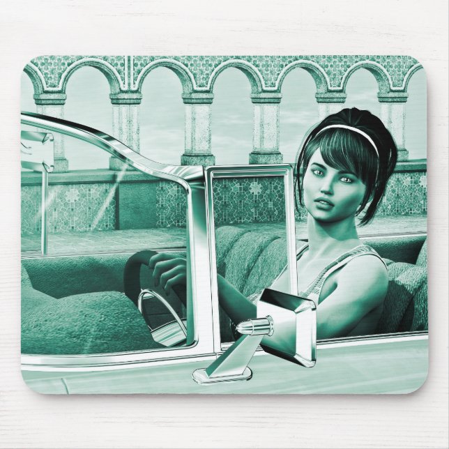 Mousepad Mulher Vintage (Frente)
