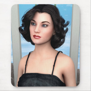Mousepad Mulher Vintage