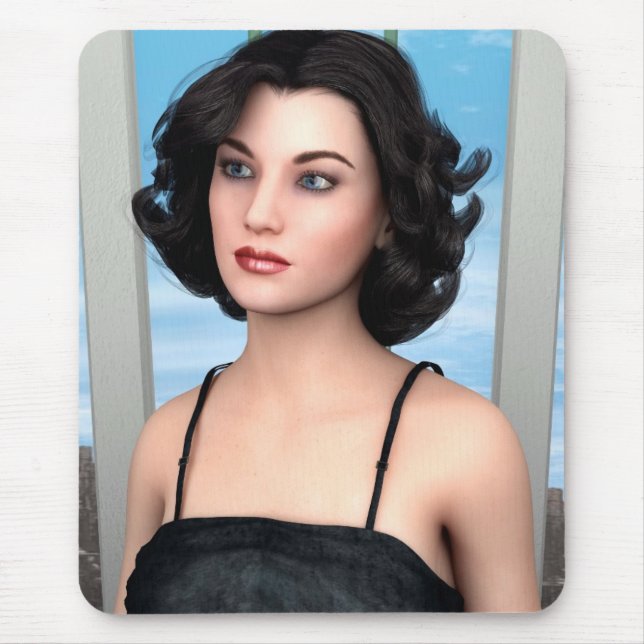 Mousepad Mulher Vintage (Frente)