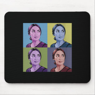 Mousepad Mulheres Aoc Alexandria Ocasio-cortez Primeira Mul