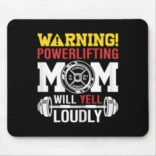 Mousepad Mulheres Avisando O Poder Mamãe Gritará Loucamente