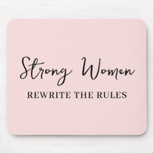 Mousepad Mulheres Bem Comportadas Não Fazem História Rosa