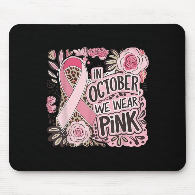 Mousepad Mulheres Canceres No Dia das Bruxas Em Outubro Ves (Frente)