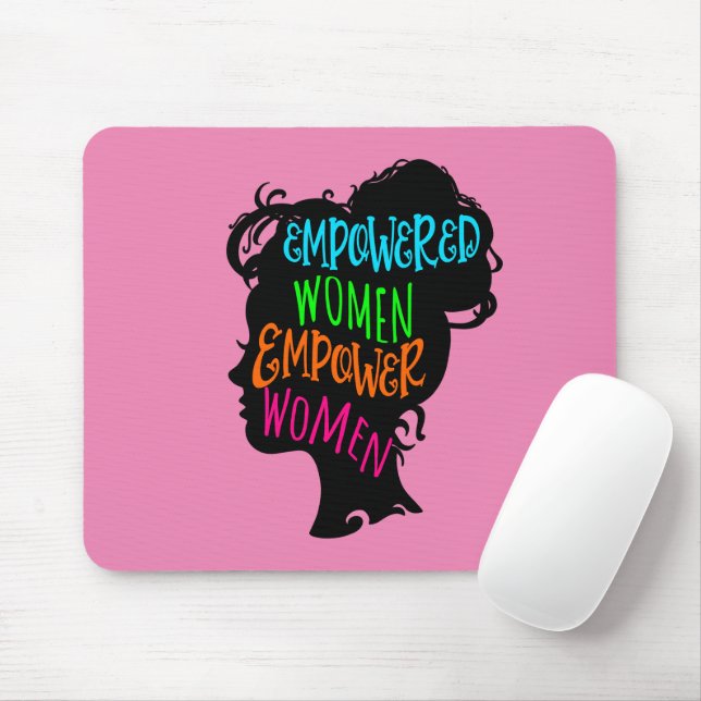 Mousepad Mulheres capacitadas empoderam mulheres (Com mouse)