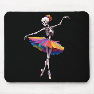 Mousepad Mulheres dançando esqueleto Rainbow Ballerina