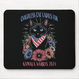 Mousepad Mulheres De Gato Sem Filhos Para Kamala Harris 202