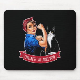 Mousepad Mulheres De Gato Sem Filhos Votam Rosie As Mulhere