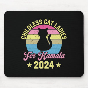 Mousepad Mulheres De Gato Sem Fios Para Kamala 2024