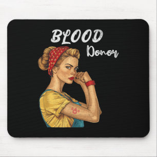 Mousepad Mulheres Doadoras de Sangue Bandana vive doação de