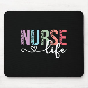 Mousepad Mulheres Enfermeiras Rn Lpn Cna Leopard Enfermeira