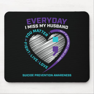 Mousepad Mulheres Esposa Prevenção Suicídio Sensibilização