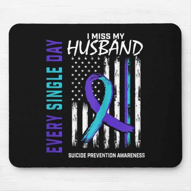 Mousepad Mulheres Eu Sinto Falta Do Meu Marido, Suicídio Se (Frente)