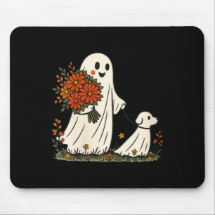 Mousepad Mulheres Fantasma Caminhando Cachorro Assustador D