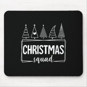 Mousepad Mulheres Feliz Papais noeis de Árvore de Natal Fam