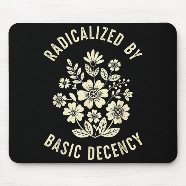 Mousepad Mulheres Florais Radicalizadas Pela Decência Básic (Frente)