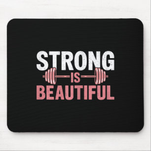 Mousepad Mulheres Fortes São Bonitas Motivação Para Academi