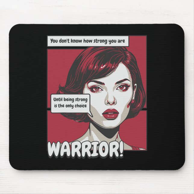 Mousepad Mulheres Guerreiros De Células Falsiformes Sendo F (Frente)