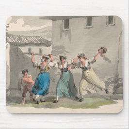 Mousepad Mulheres lutando em Roma, Itália (cena histórica)