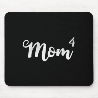Mousepad Mulheres mãe4 mãe de 4 mãe de quatro filhos mamaMu