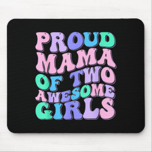 Mousepad Mulheres mãe de 2 meninas duas filhas dia das mães