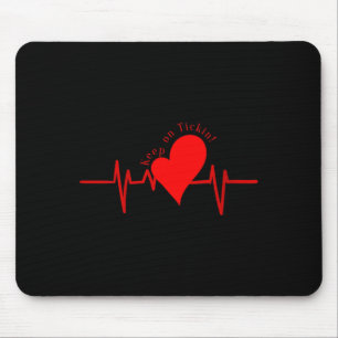 Mousepad Mulheres Mantenham-se Ativas! Ekg Batimento Cardía