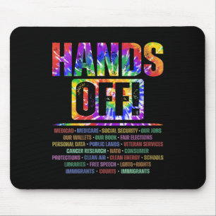 Mousepad Mulheres Mãos Protestam Segurança Social E Medicin