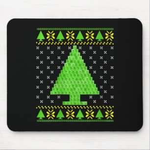 Mousepad Mulheres Mesa Periódica Suéter de Natal Feio