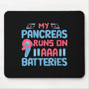 Mousepad Mulheres Meu Pâncreas Funciona Em Baterias Aaa V-n
