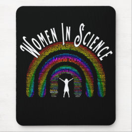 Mousepad Mulheres no Rainbow Word Fill Design