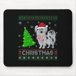 Mousepad Mulheres Papillon Cão Xmas Cristo De Iluminação Fe
