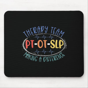 Mousepad Mulheres Pt Ot Equipe de Terapia Pt Slp Fazer Dife