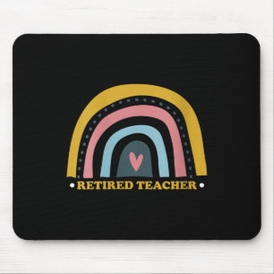 Mousepad Mulheres Retro Rainbow Professor Aposentado Com Sy