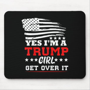 Mousepad Mulheres Sim Eu Sou Uma Garota Trump Supere Isso -