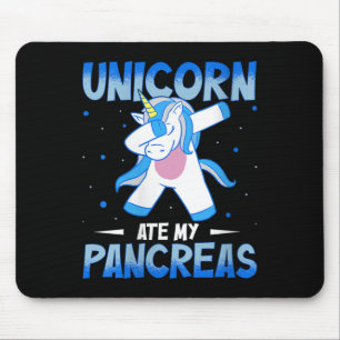 Mousepad Mulheres Unicorn Ate My Pancreas V-neck
