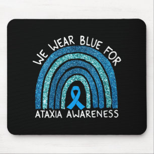 Mousepad Mulheres Vestimos Azul Para A Consciência Ataxia A