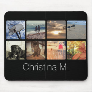 Mousepad Multi colagem feita sob encomenda da imagem do