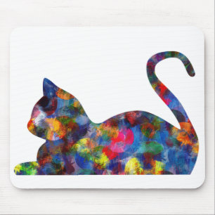 Mousepad Multi-Colorido gato