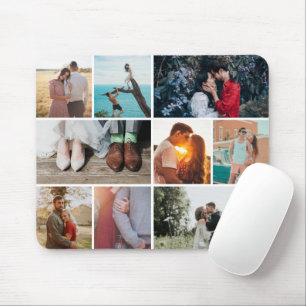 Mousepad Múltiplas capturas de tela engajam colagem de foto