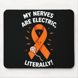 Mousepad Multiple Sclerosis Awareness 2025 -orange Ribbon_ 