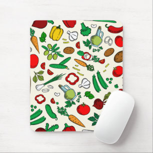 Mousepad Multycolor Vegetable PatternMouse Pad