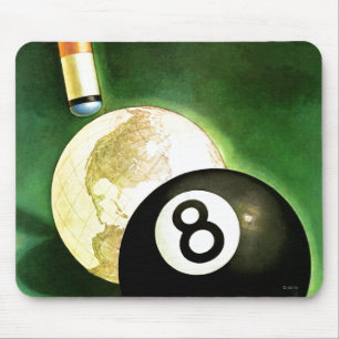 Mousepad Mundo como a bola de sugestão