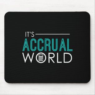 Mousepad Mundo de regime de competência contabilidade engra