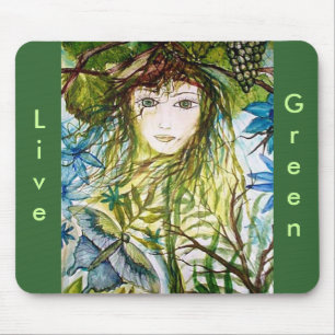 Mousepad MUNDO de RIMAS, vivo, verde