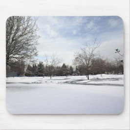 Mousepad mundo encantado de inverno