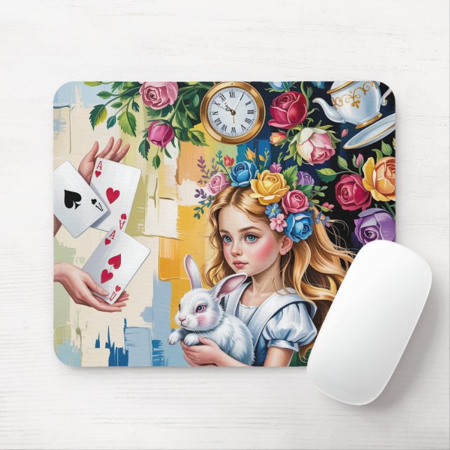 Mousepad Mundo Mágico Fofo (Com mouse)