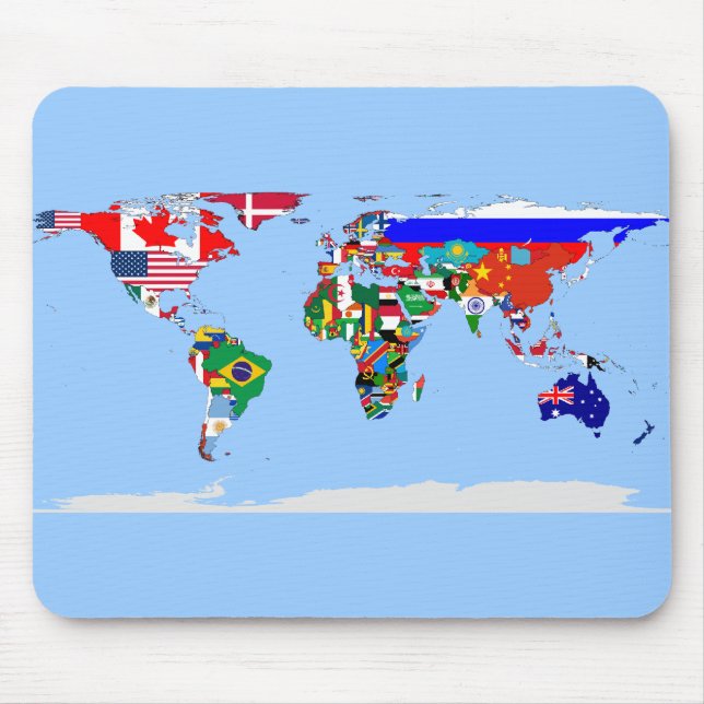 Mousepad mundo marcado (Frente)