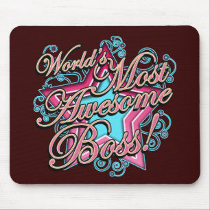 Mousepad Mundos a maioria de chefe impressionante