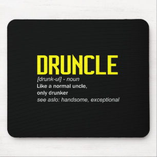 Mousepad Mundos De Definição Bêbado Melhor Tio Engraçado Dr