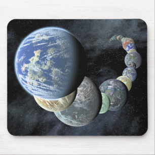 Mousepad Mundos rochosos, terrestres